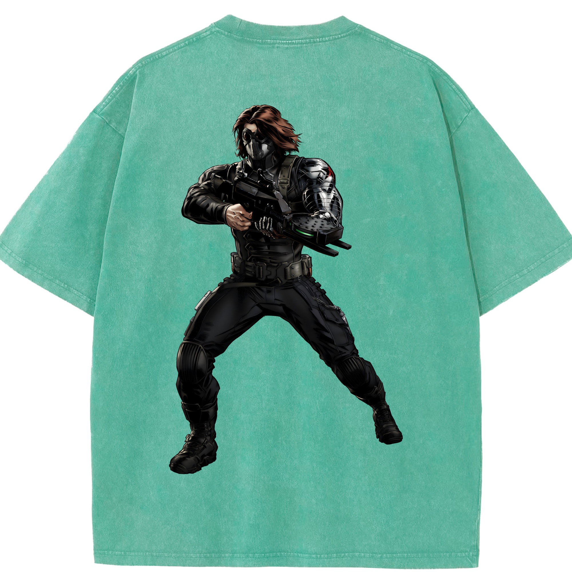 （画像用） アベンジャーズ The Avengers 綿100% ヴィンテージ風 半袖Tシャツ（背面プリント）